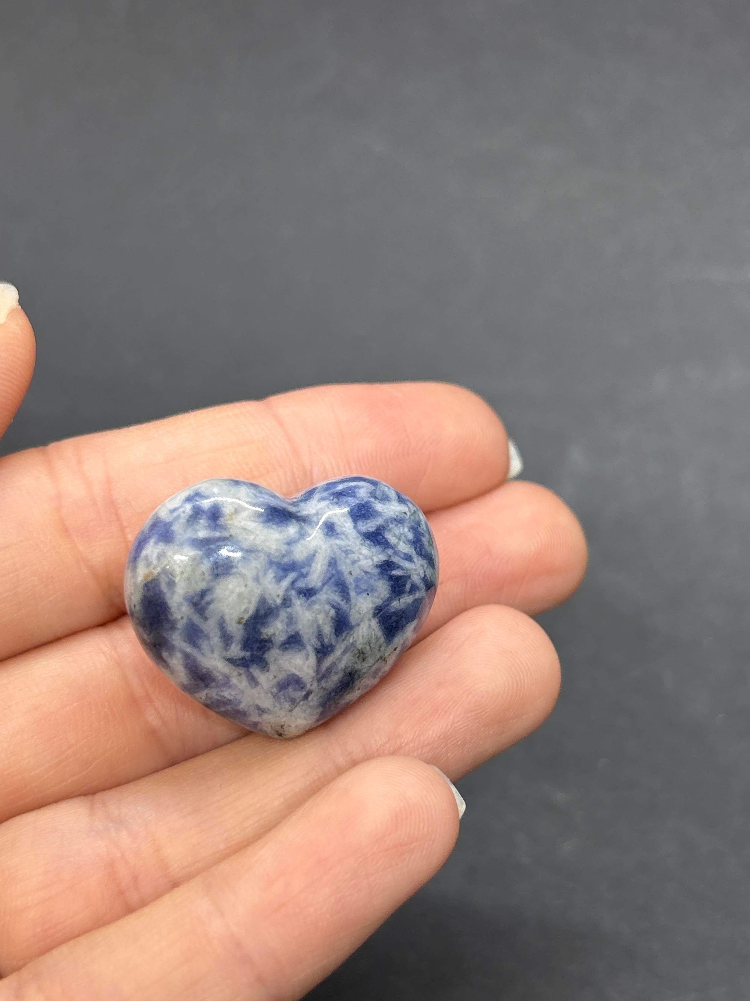 SODALİT KALP PALMSTONE DOĞALTAŞ