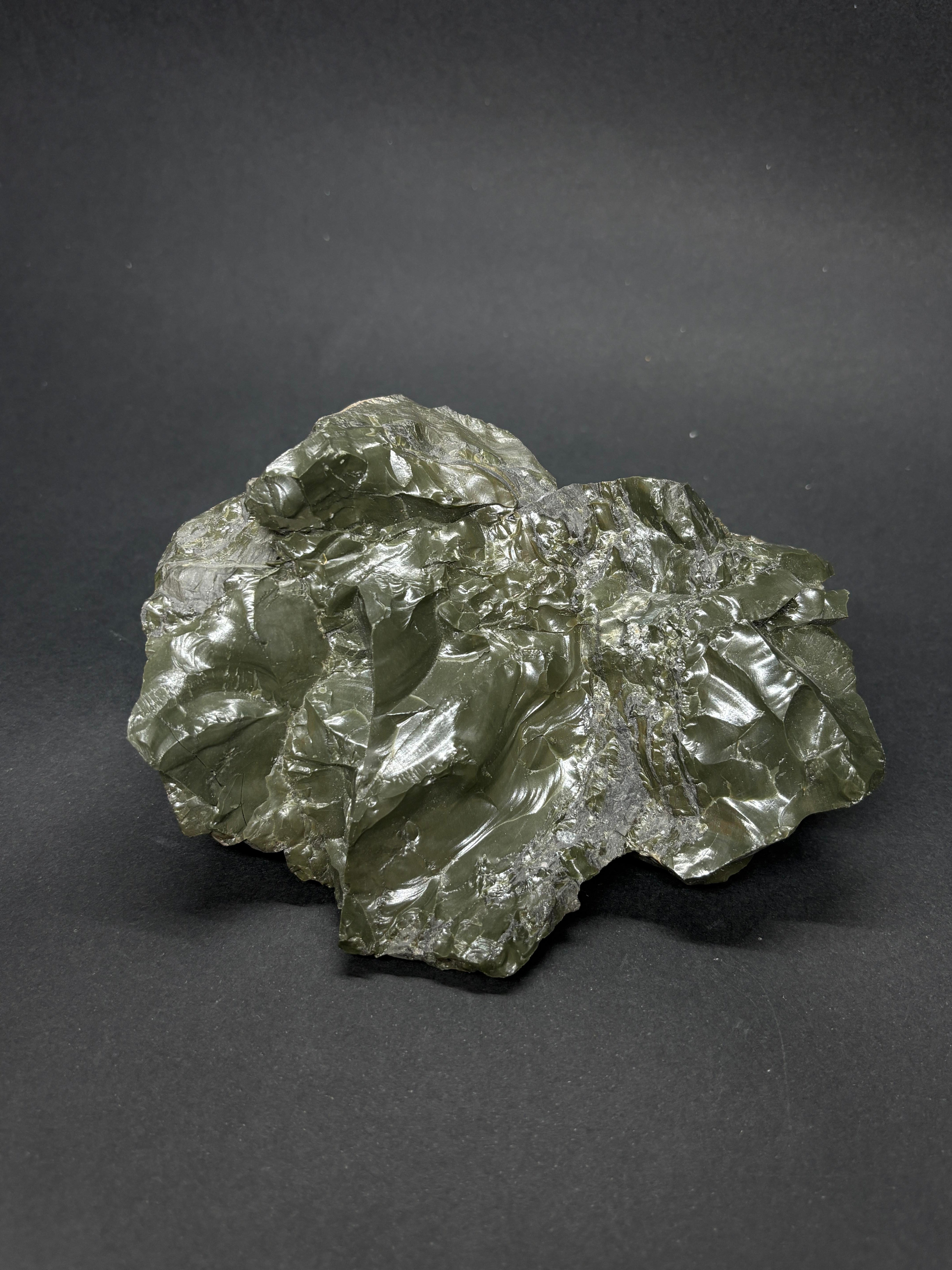 Yeşil Obsidyen Duygu Taşı Doğaltaş Kütle