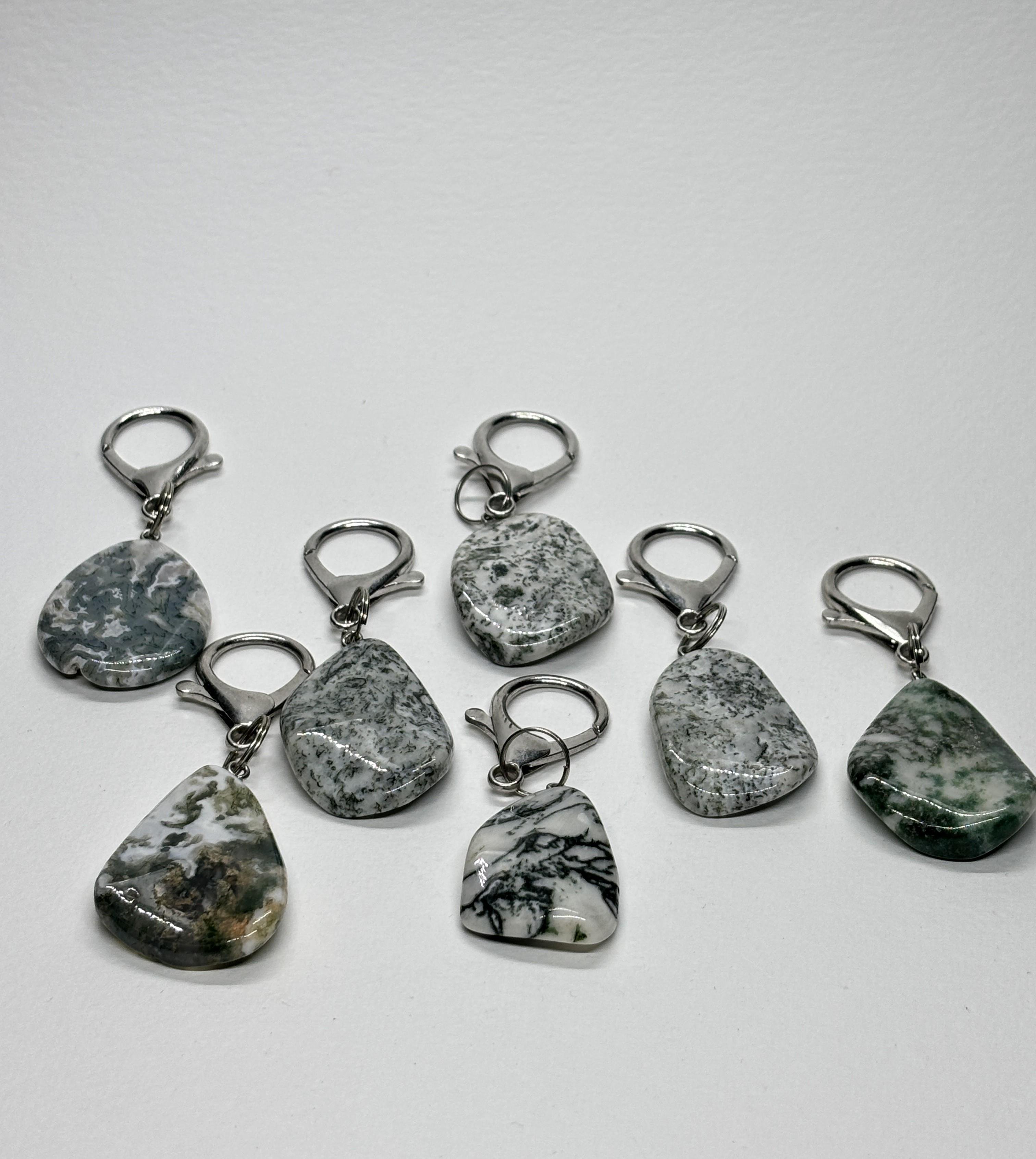 YEŞİM TAŞI DOĞALTAŞ ANAHTARLIK CHARM DAMLA