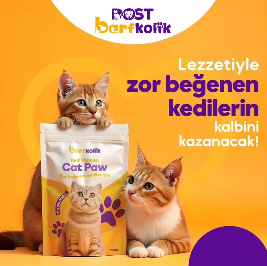 BARF CAT PAW 4 KG (4x1000 GR)