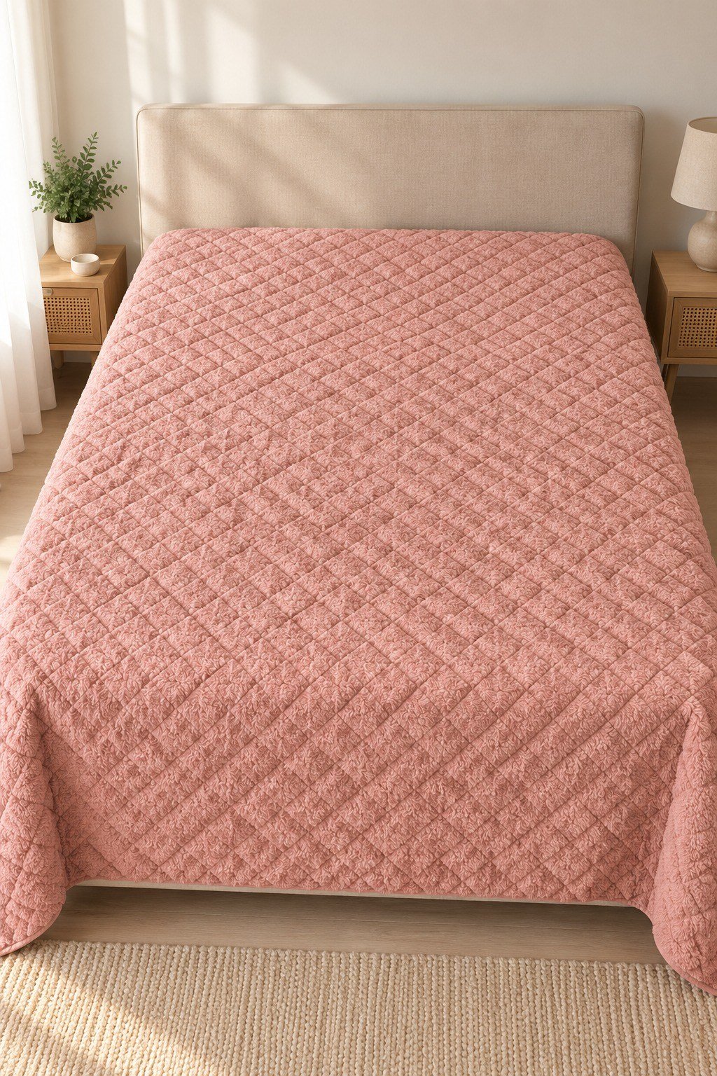 Cloud Soft Çift Taraflı Mikrofiber Peluş Çift Kişilik Yatak Örtüsü 200x220 cm