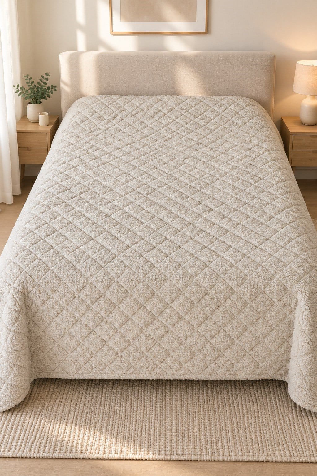 Cloud Soft Çift Taraflı Mikrofiber Peluş Çift Kişilik Yatak Örtüsü 200x220 cm