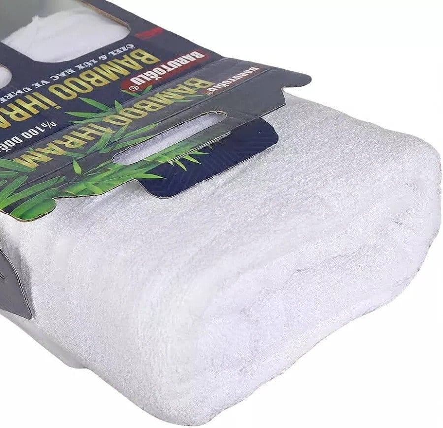 İpekçe Bambu İhram - Beyaz