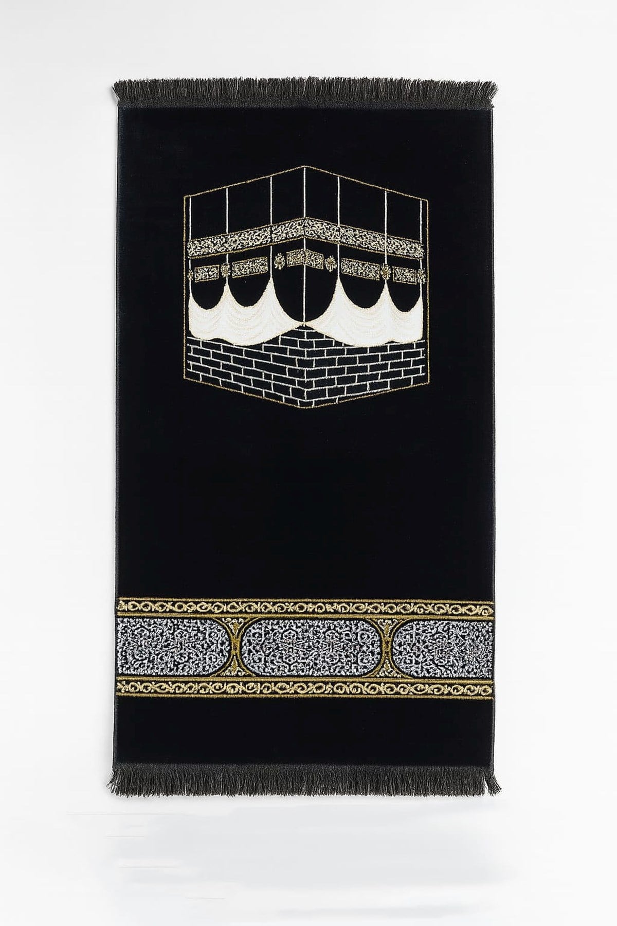 İpekçe Lüks Dubai Serisi Nakışlı Seccade - 70x110 cm (Model Seçenekli) - Kabe Desenli