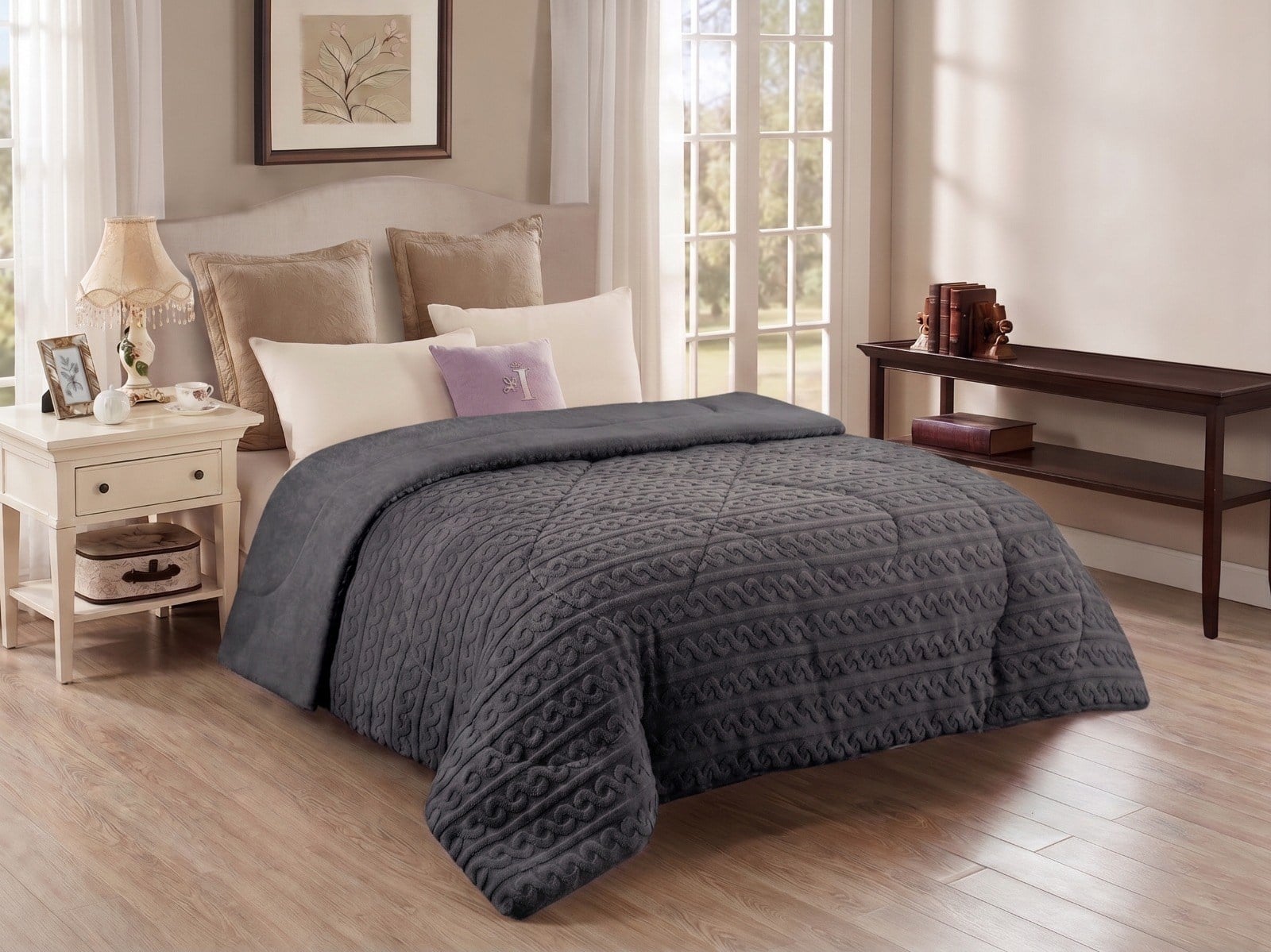 İpekçe Super Soft Woddy Model Pamuklu 200x220 cm Çift Kişilik Yorgan