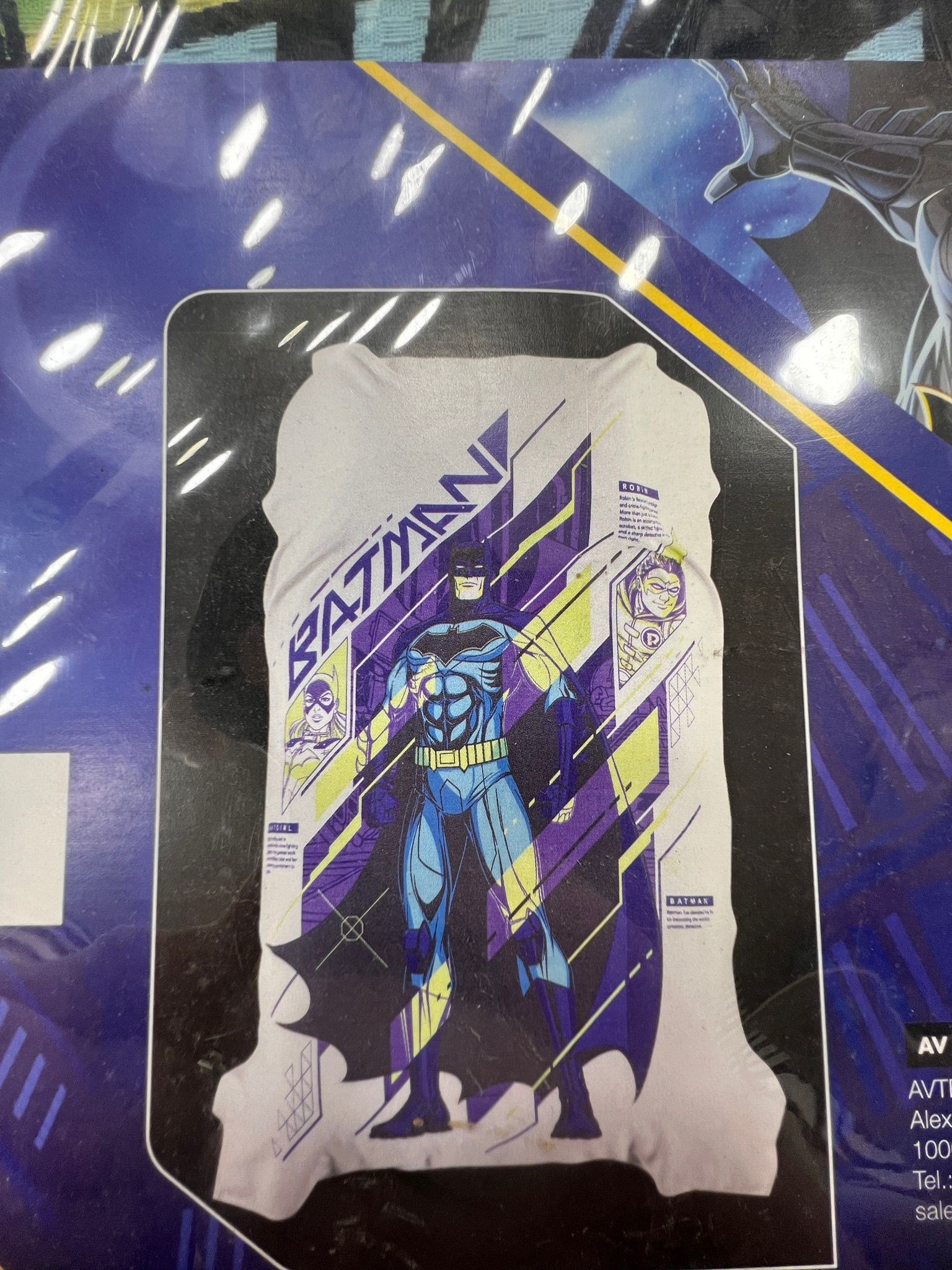 Warner Bros Lisanslı Batman Tek Kişilik Nevresim Takımı - Ranforce Pamuklu 3 Parça Çocuk Odası Takımı BT-00139