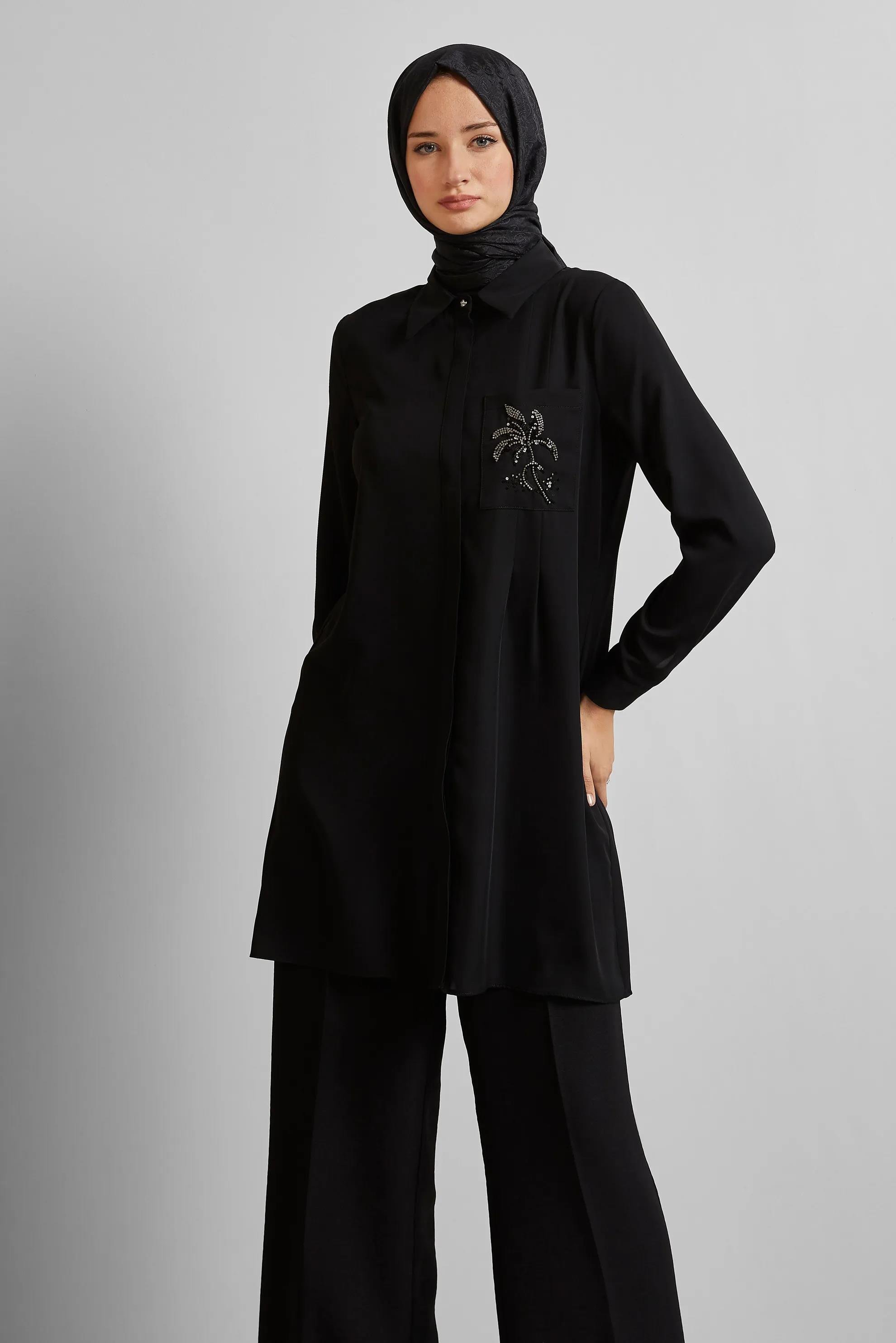 Alvina - Boncuk Baskılı Tunik 44794