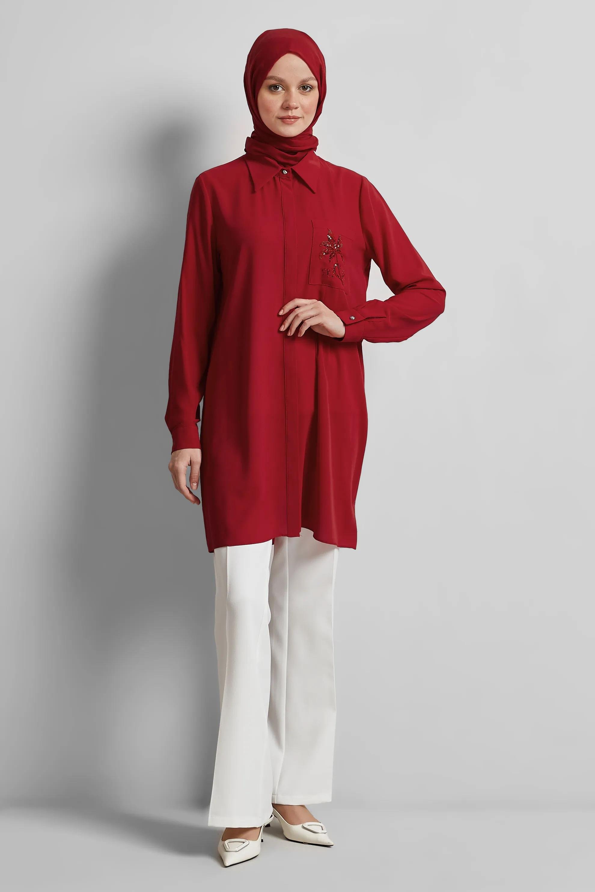 Alvina - Boncuk Baskılı Tunik 44794