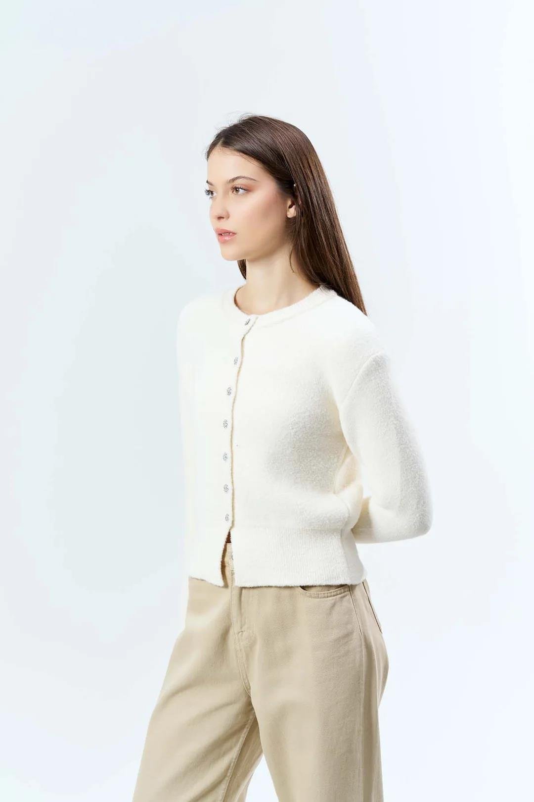 Angora Kısa Ceket 7606