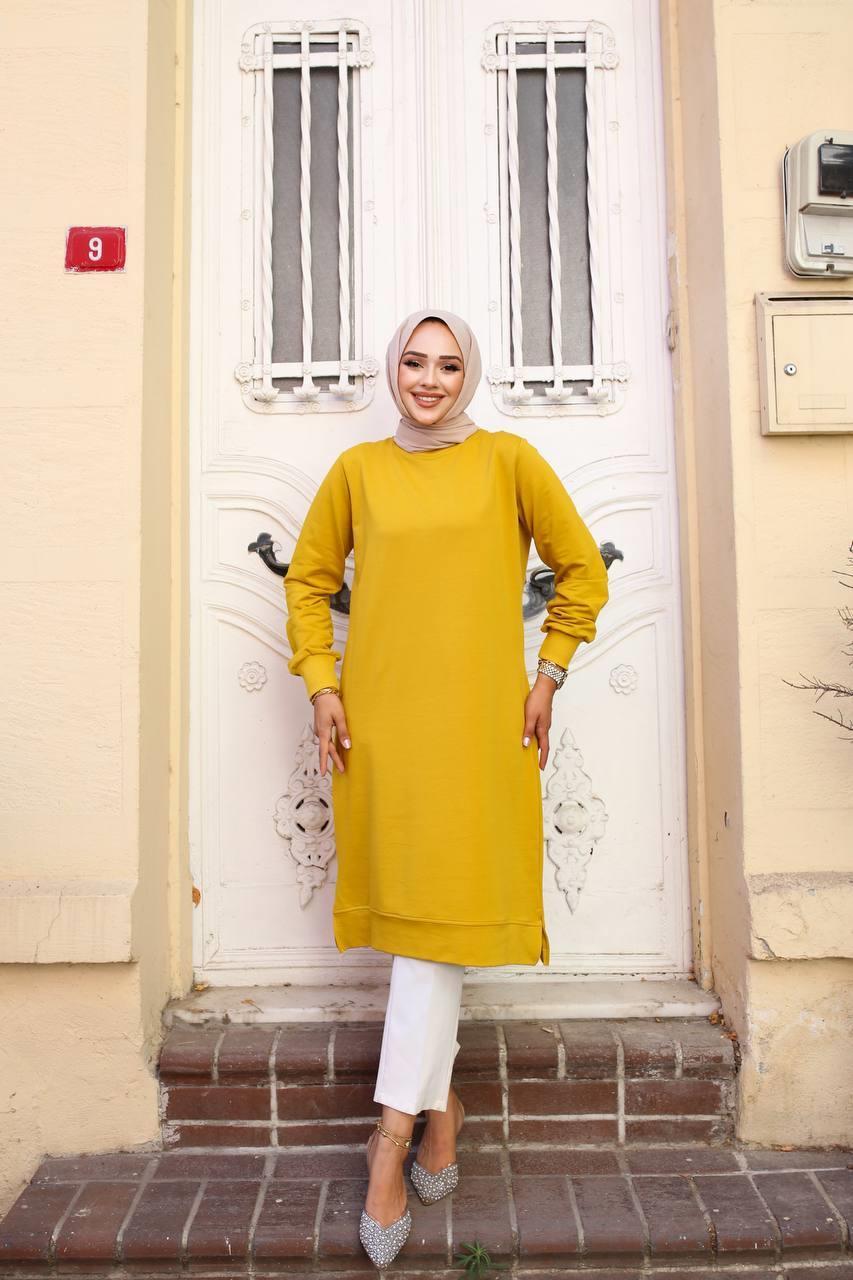 Basic İki İplik Kompakt  Sweat Tunik 00400