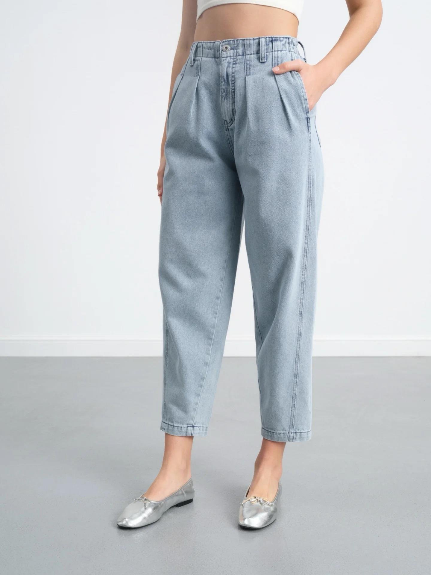 Denim Şalvar Kesim Kot Pantolon 2762