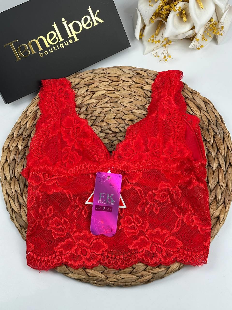 F.K. - Dantelli Desteksiz Balensiz Bralet Takım 410