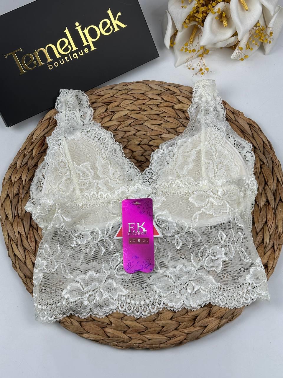 F.K. - Dantelli Desteksiz Balensiz Bralet Takım 410