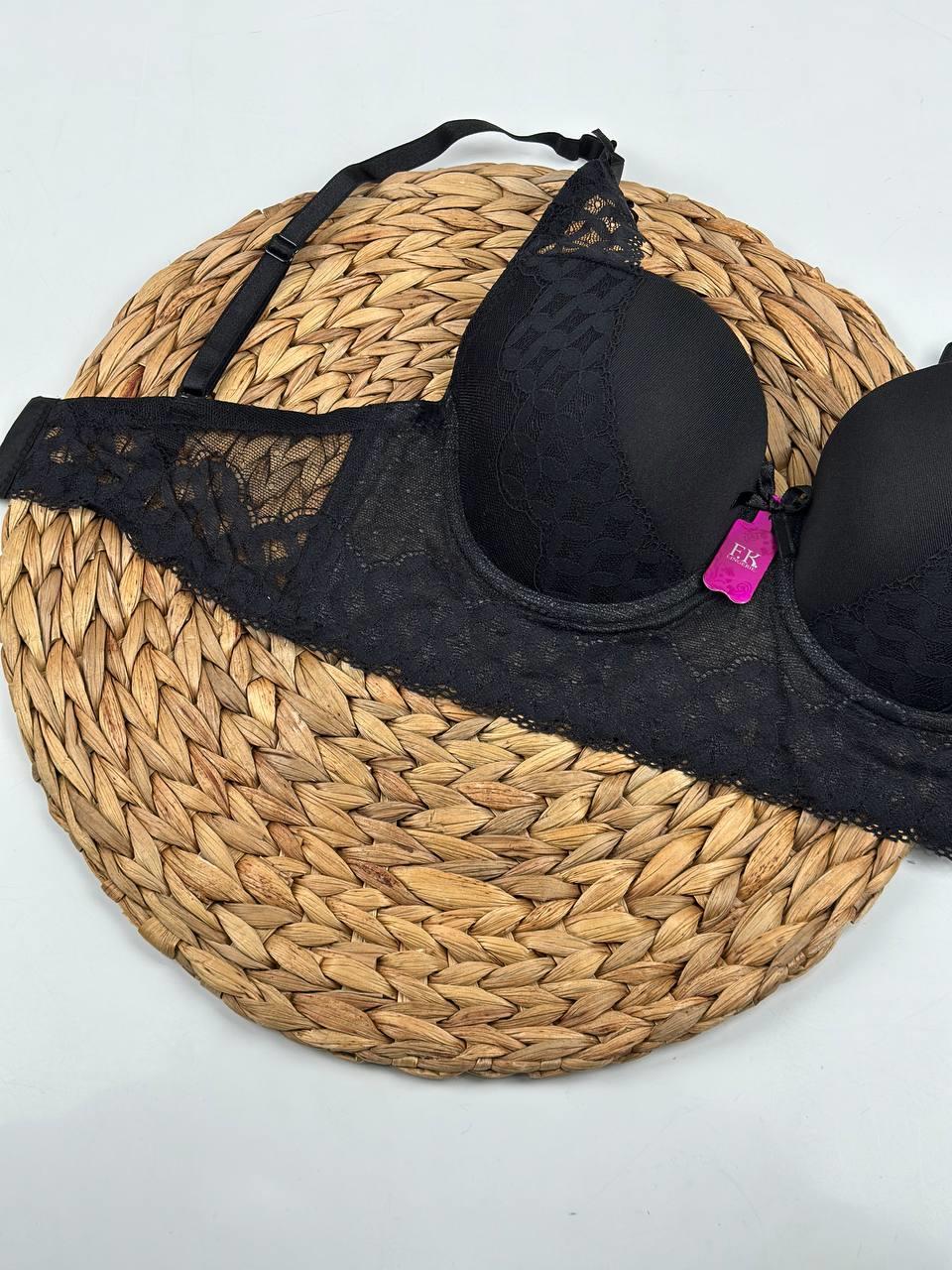 F.K. - Dantelli Desteksiz Balenli B Cup Bralet Sütyen 764