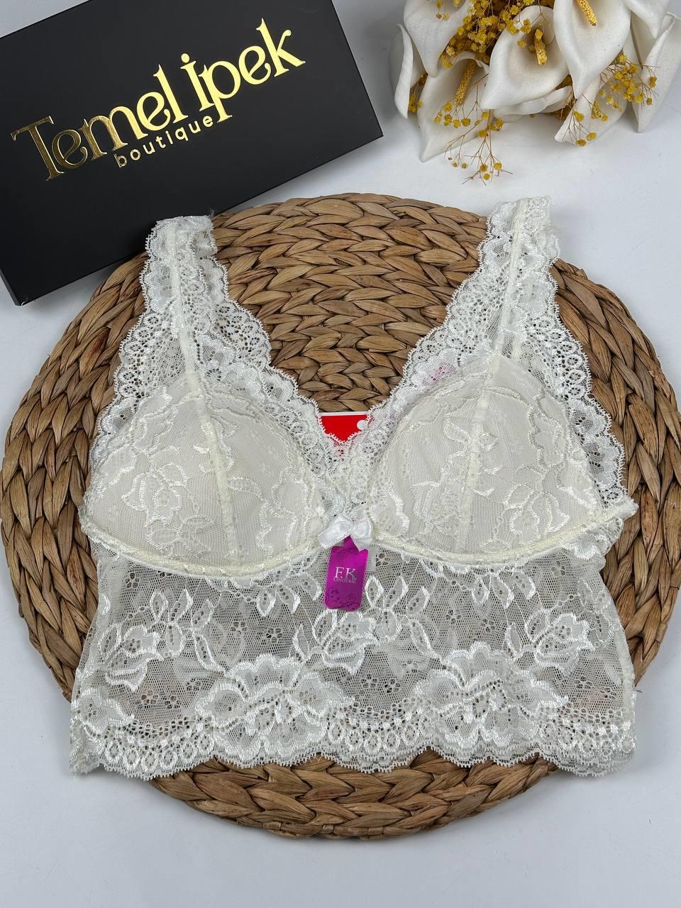 F.K. - Dantelli Desteksiz Balensiz Bralet Takım 410