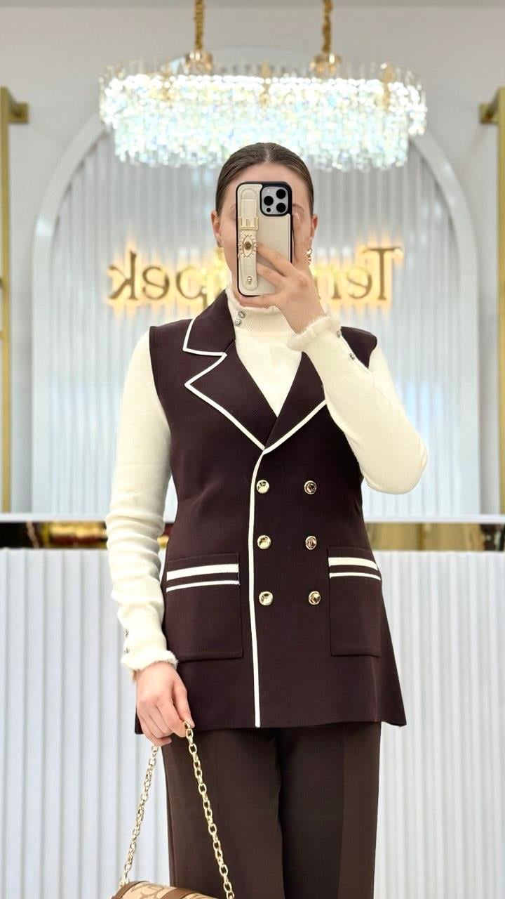 Kurvaze Blazer Yelek 140409