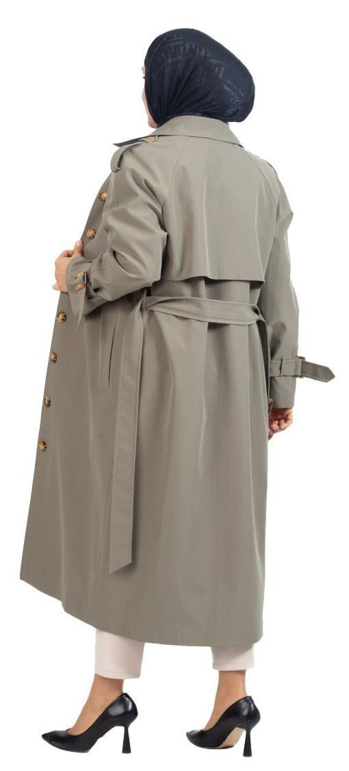 Kuşak Detaylı Trenç 3052