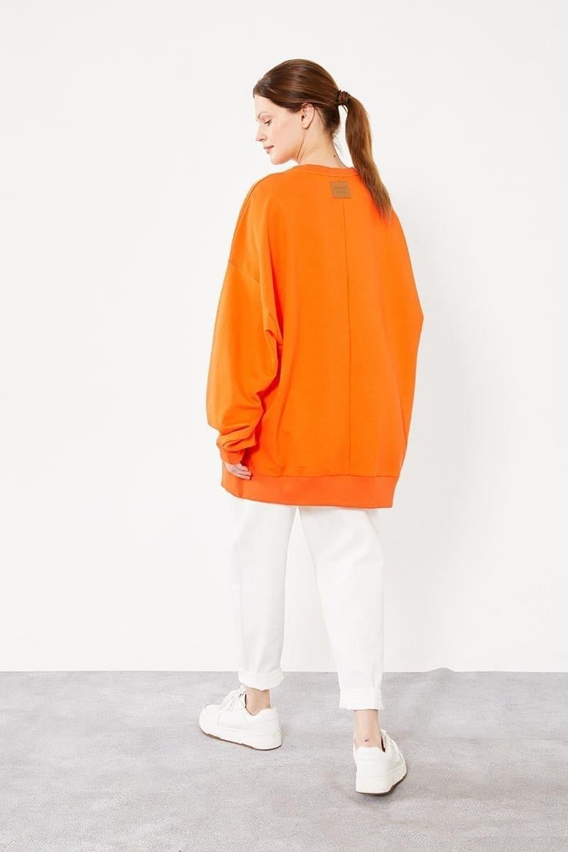 Levidor - Bisiklet Yaka Oversize Sweat 270028