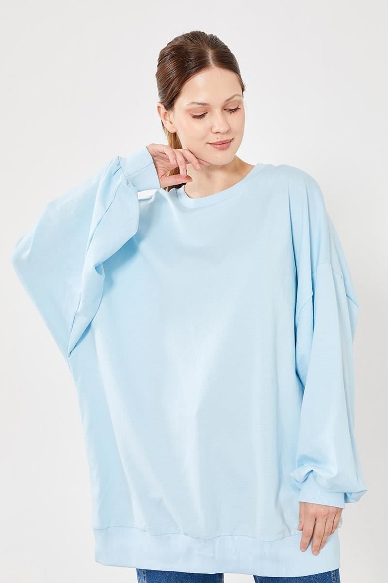 Levidor - Bisiklet Yaka Oversize Sweat 270028