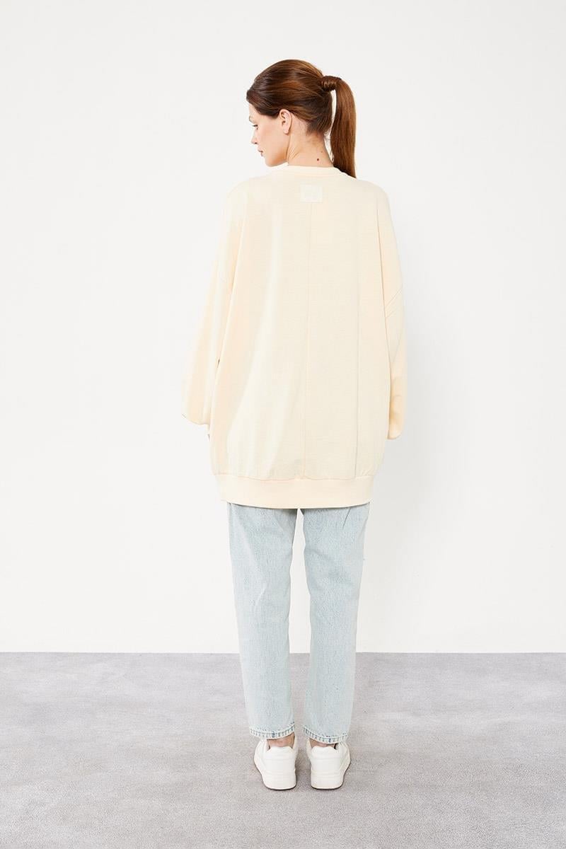 Levidor - Bisiklet Yaka Oversize Sweat 270028