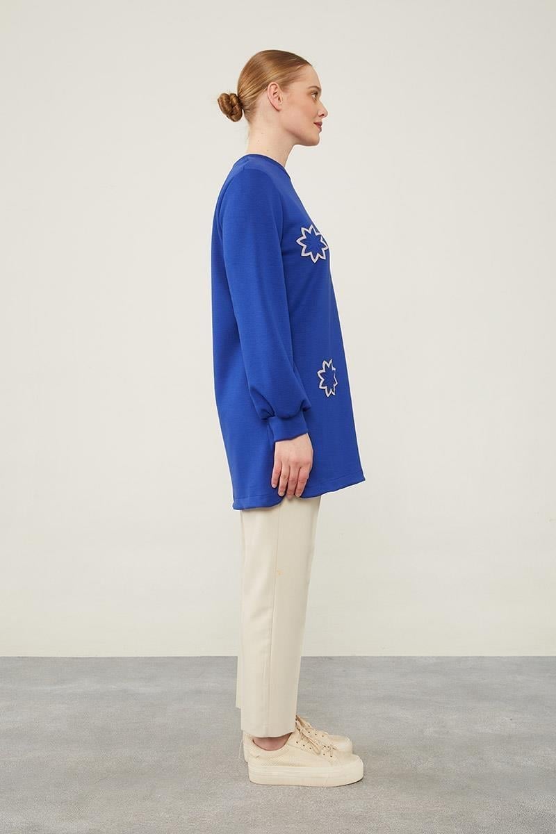 Levidor - Çiçek Nakışlı Sweat 270088