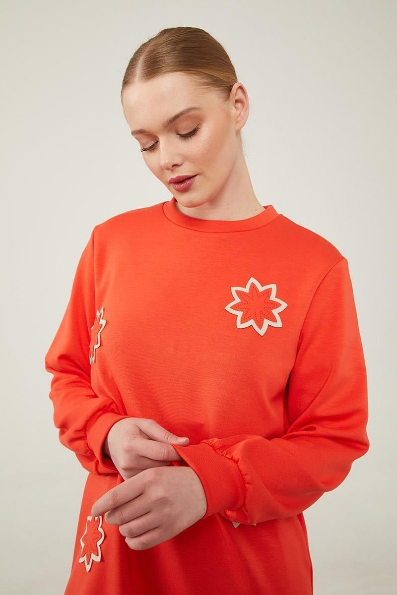 Levidor - Çiçek Nakışlı Sweat 270088