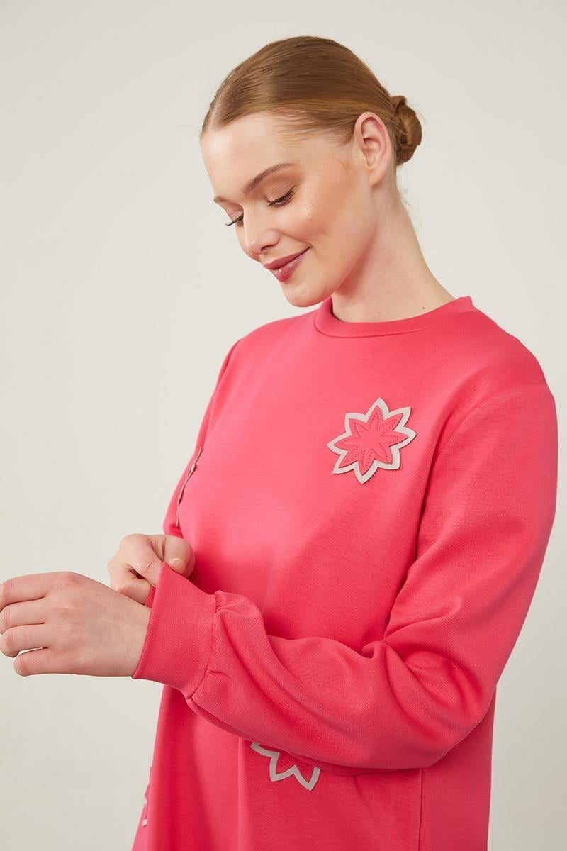 Levidor - Çiçek Nakışlı Sweat 270088