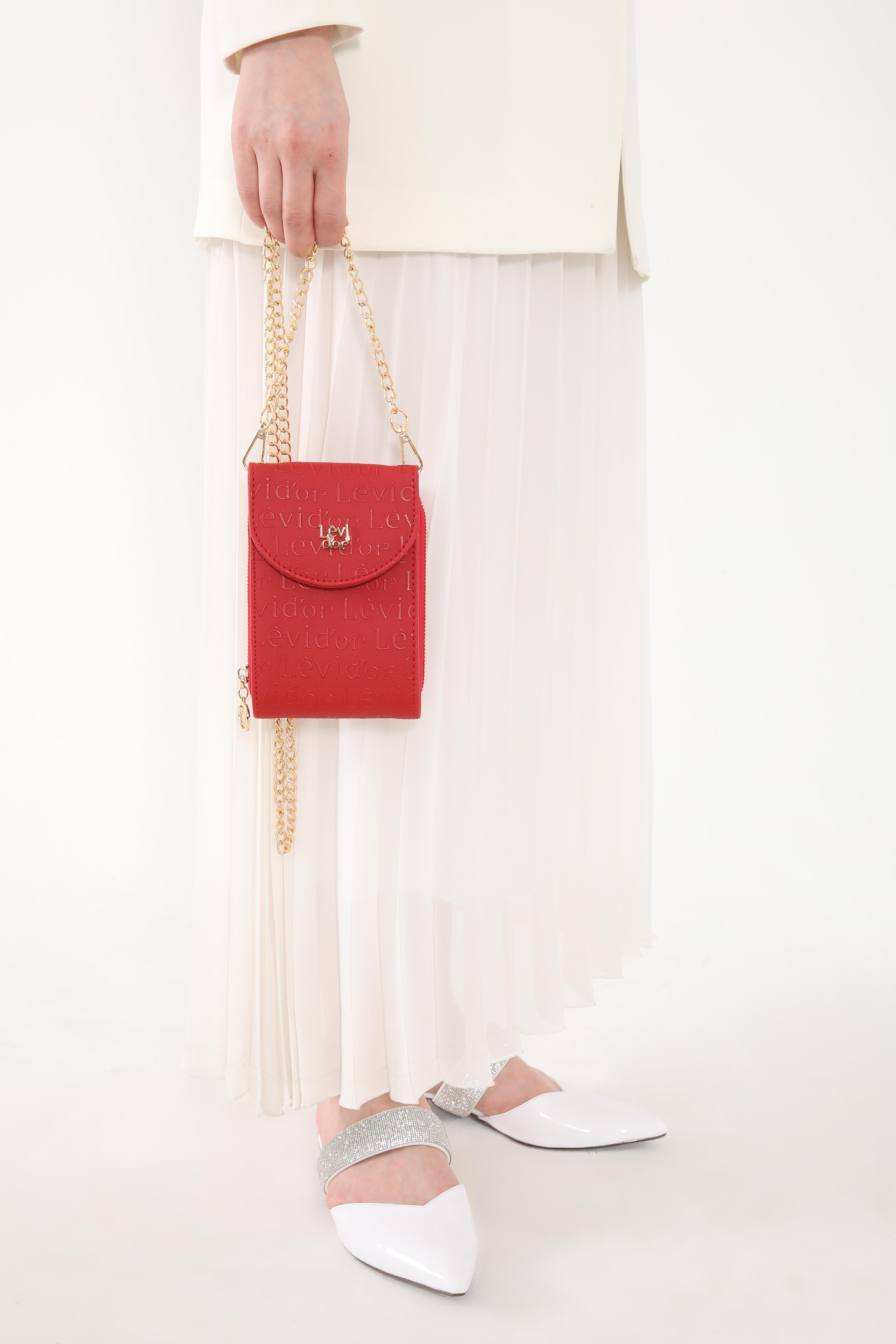 Levidor - Monogram Baskılı Cüzdan Çanta LVSS2291007