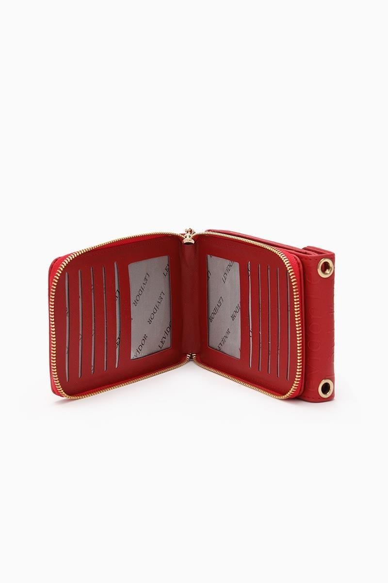 Levidor - Monogram Baskılı Cüzdan Çanta LVSS2291007