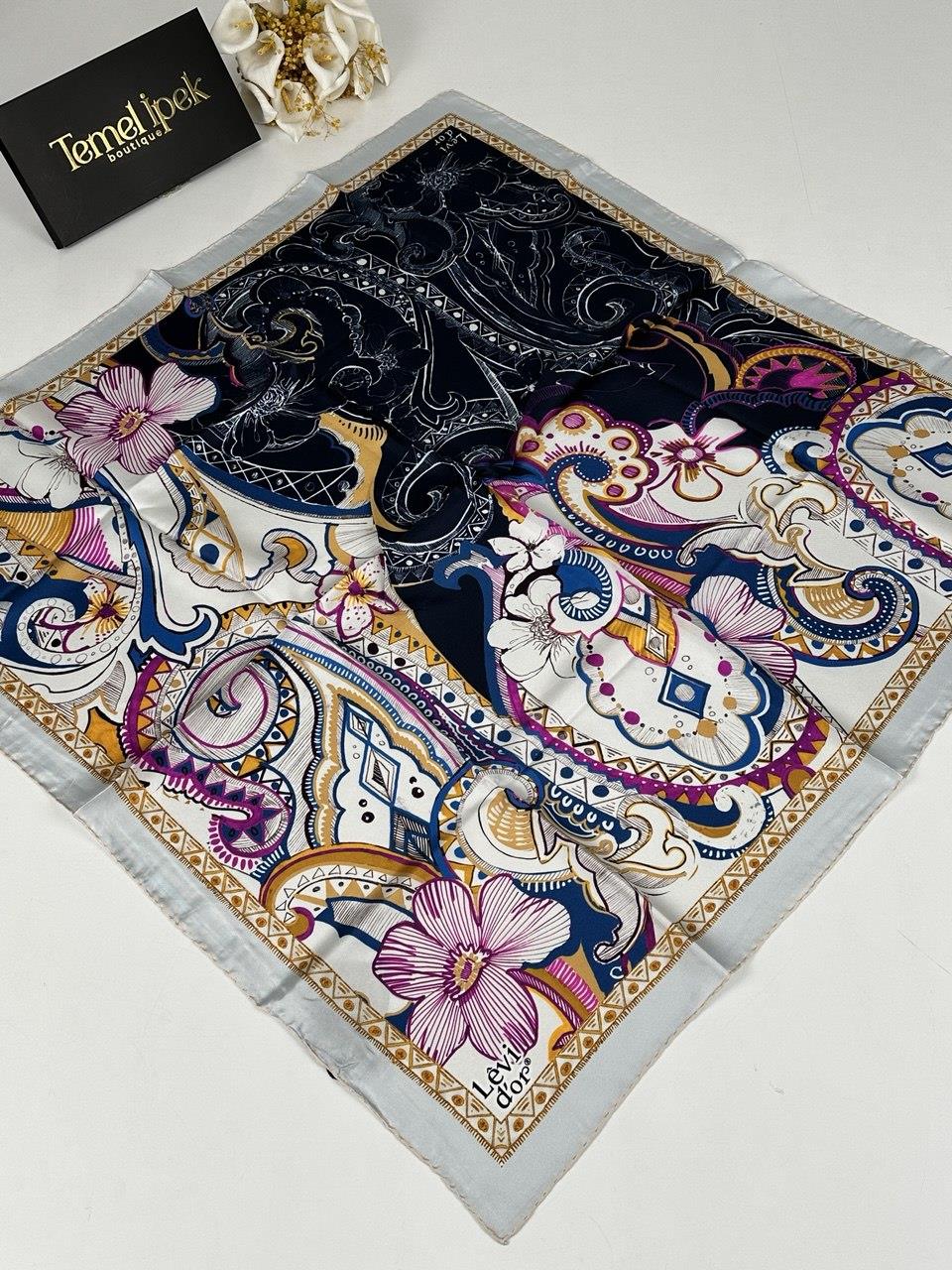 Levidor - Twill İpek Eşarp 01510