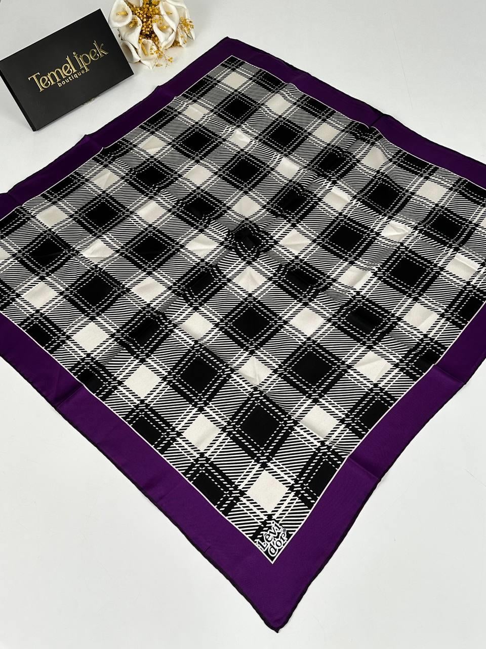 Levidor - Twill İpek Eşarp 01586