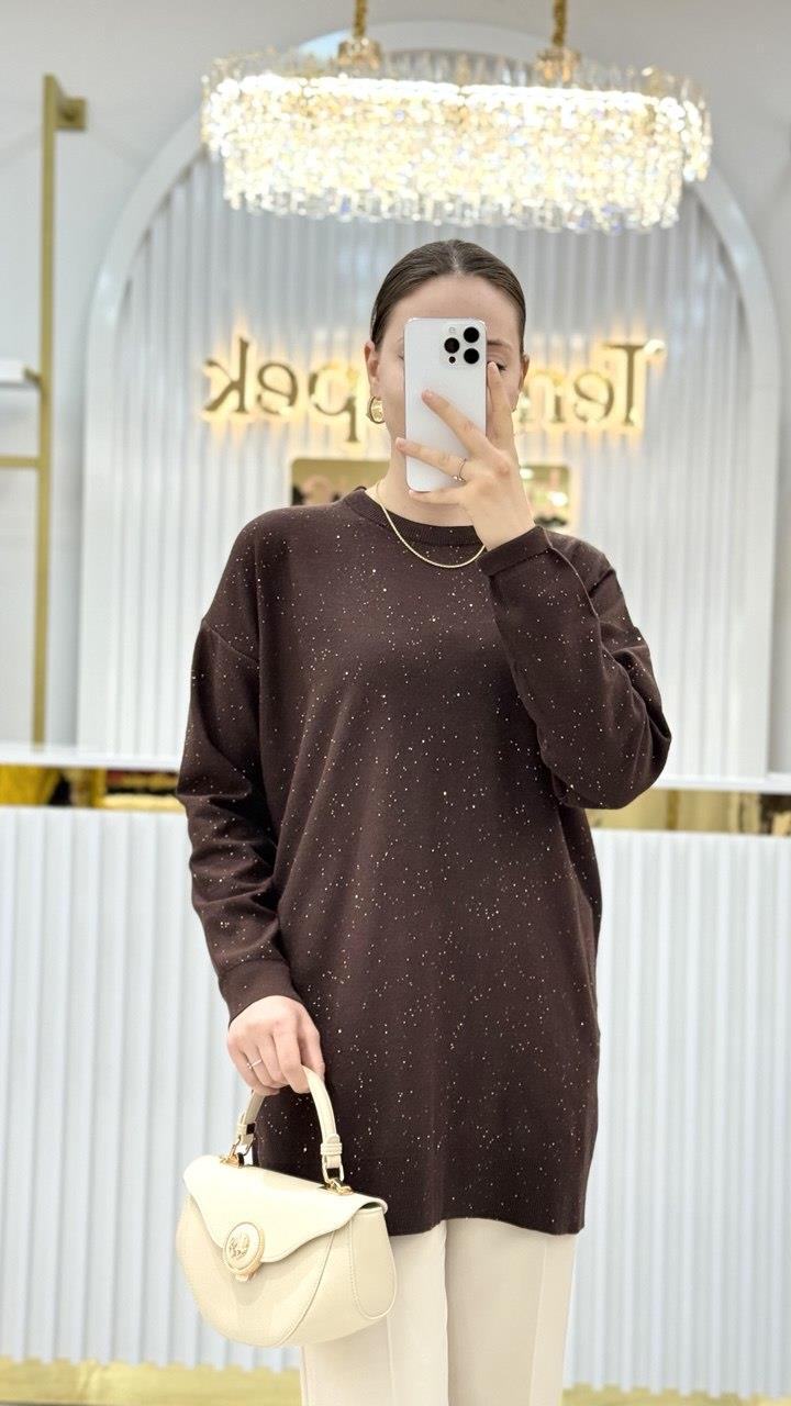 Pul Detaylı Oversize Tunik 145117