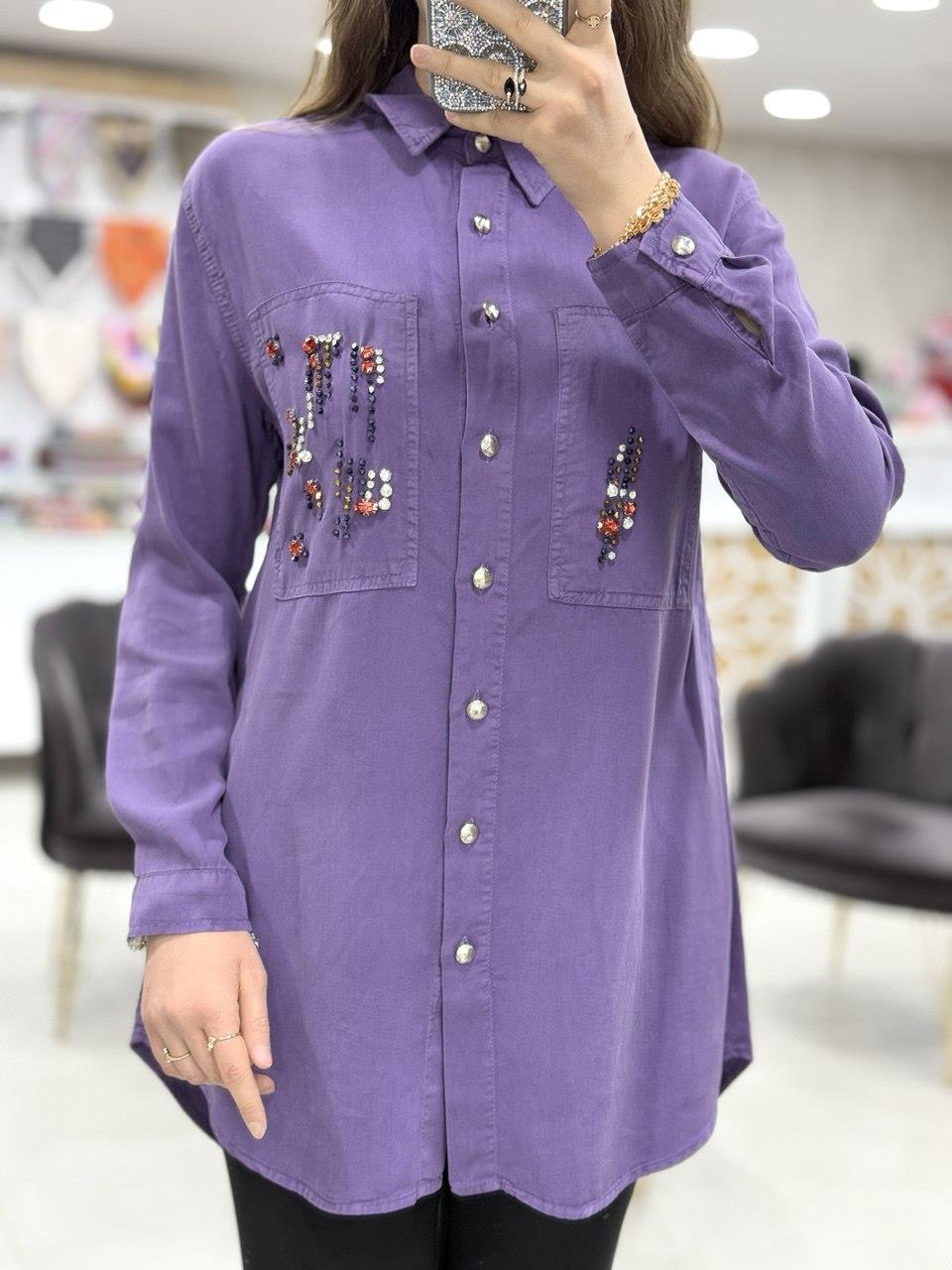 Taşlı Tensel Tunik 7118