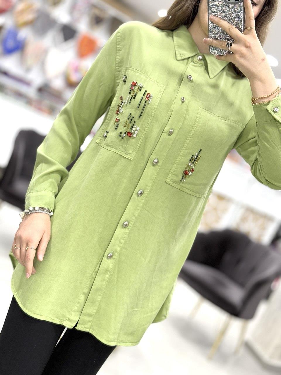 Taşlı Tensel Tunik 7118