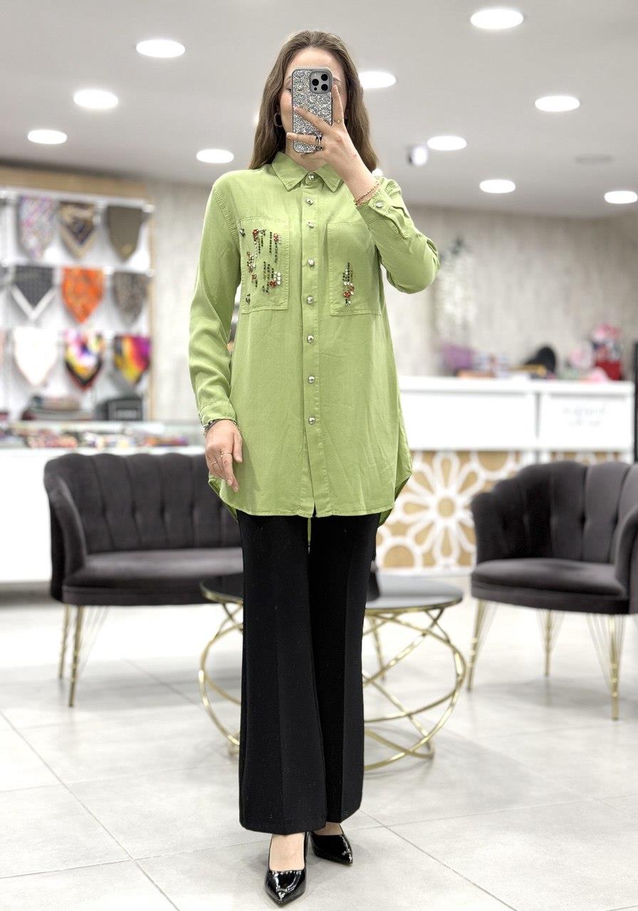 Taşlı Tensel Tunik 7118