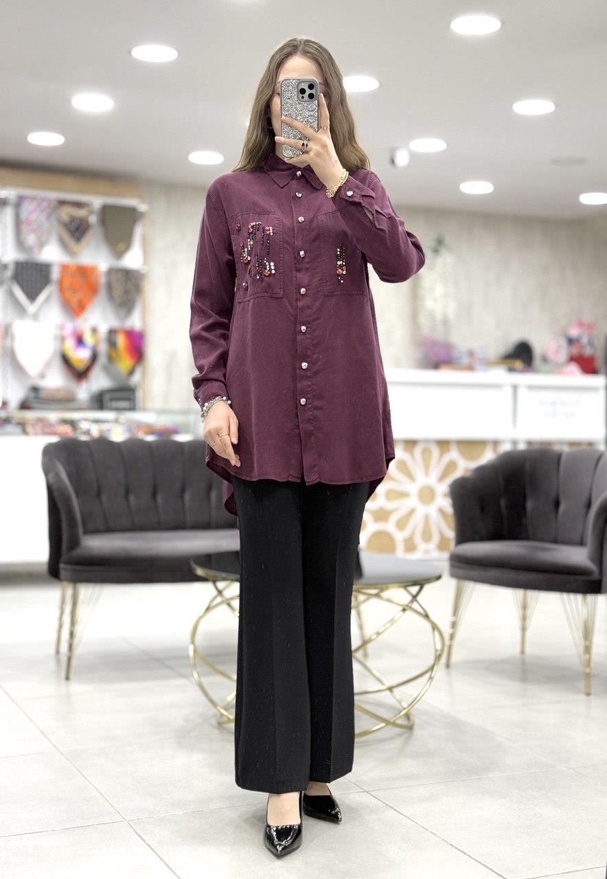 Taşlı Tensel Tunik 7118