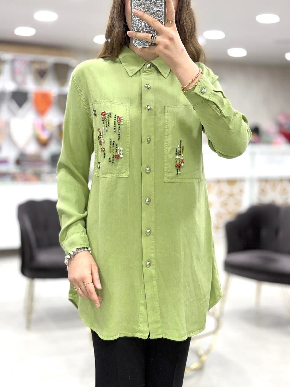 Taşlı Tensel Tunik 7118