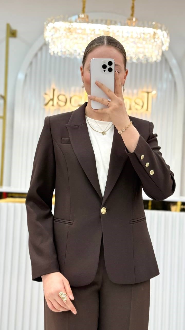 Tek Düğmeli Blazer Ceket Y25CE414
