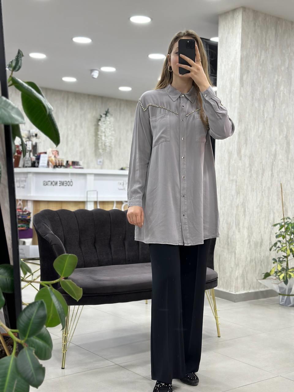 Tensel Tunik Gömlek 7109