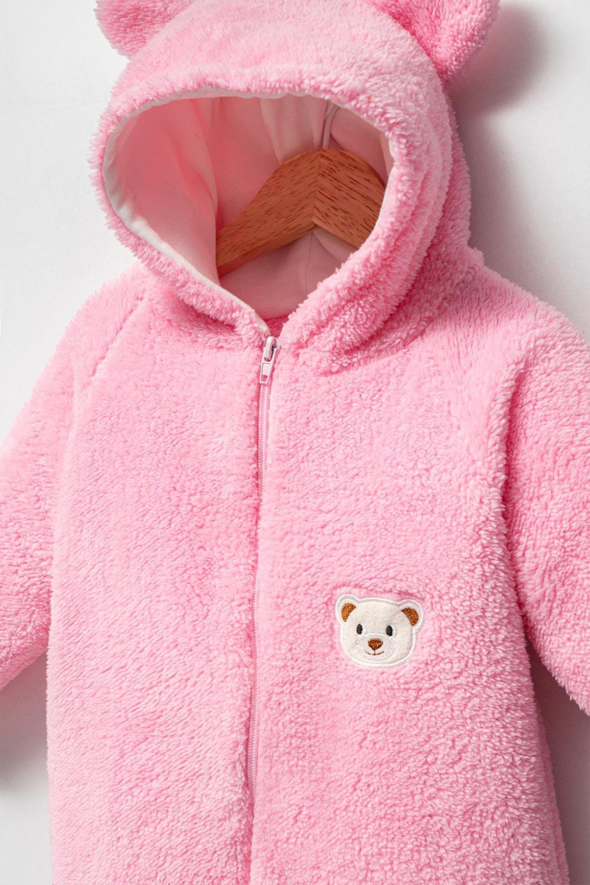 Pembe Peluş Ayıcıklı Tulum