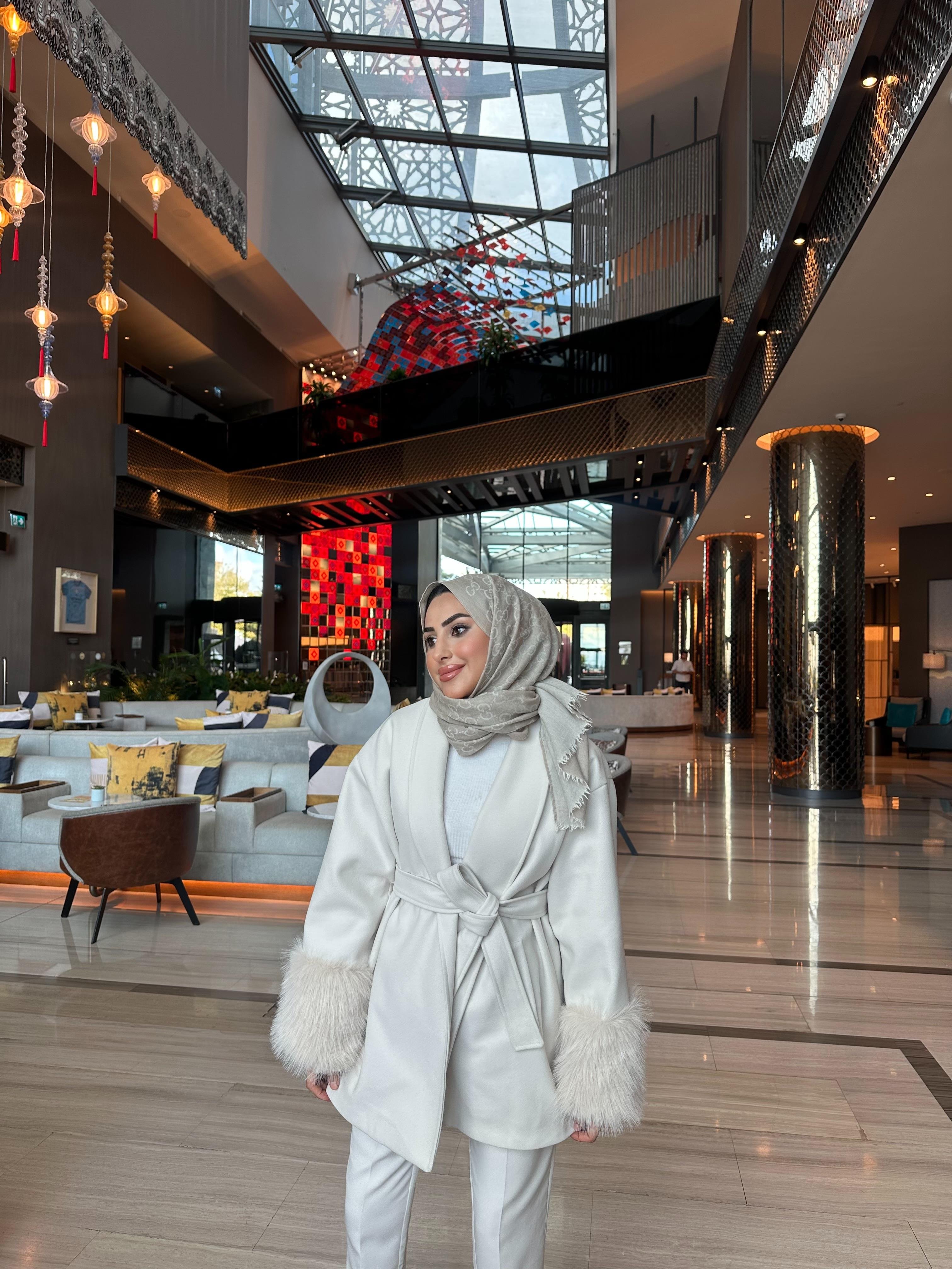 Angora Kaşe Kaban Bej