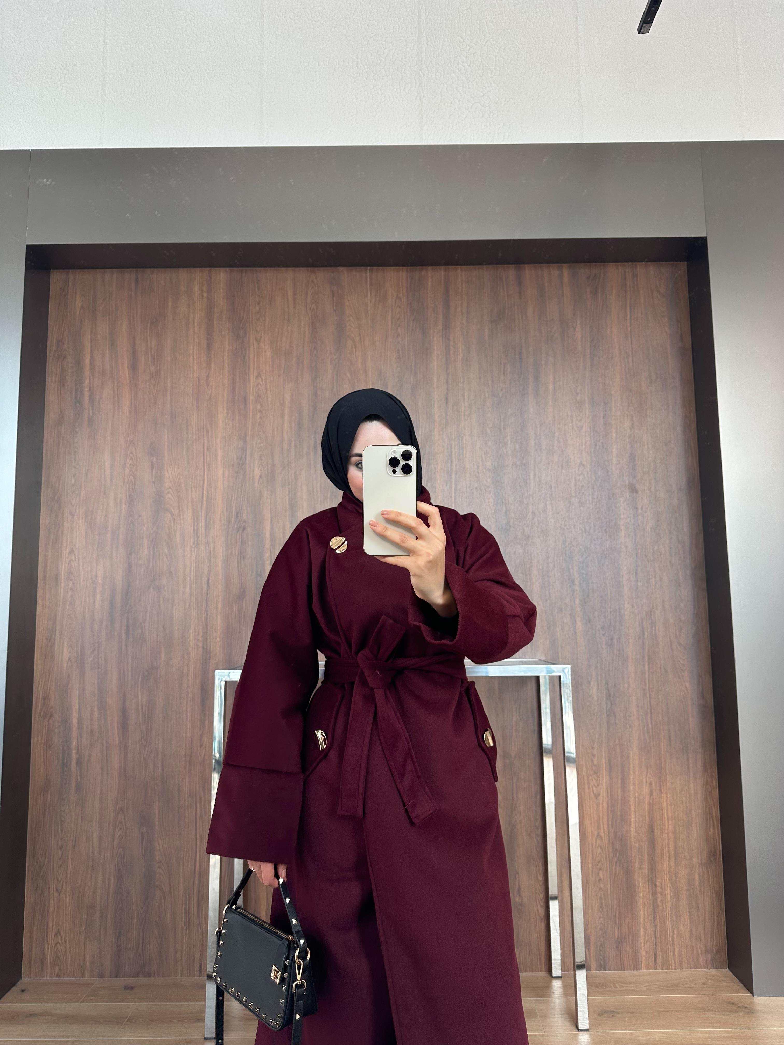 KRUVAZE MODEL KABAN BORDO