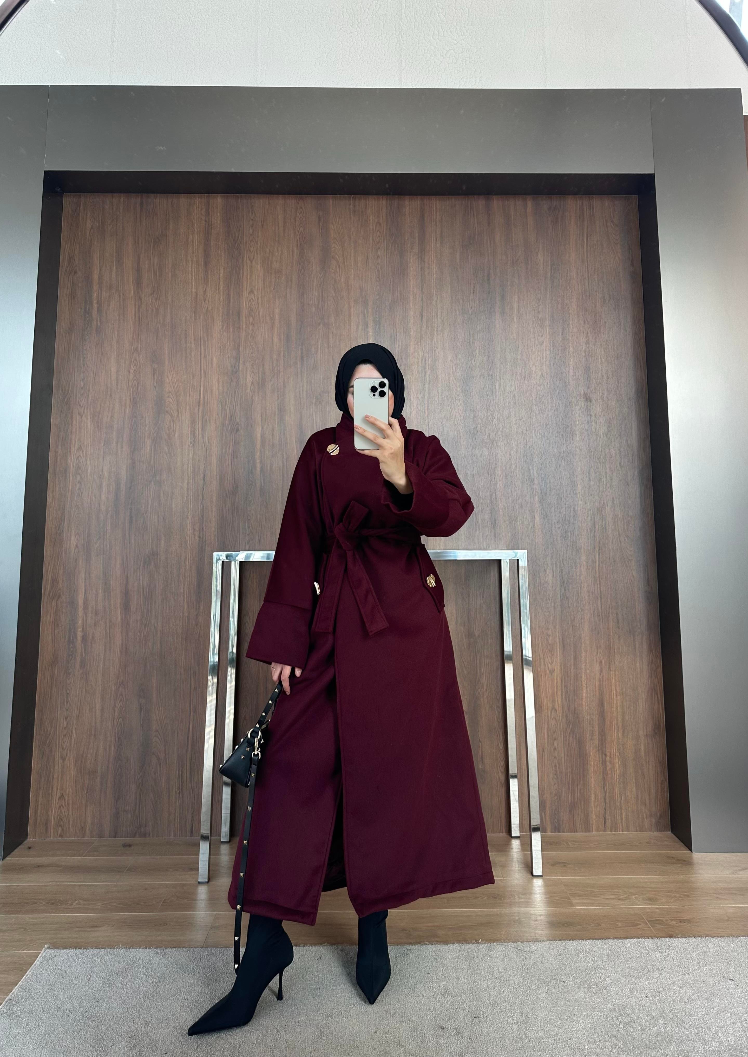 KRUVAZE MODEL KABAN BORDO