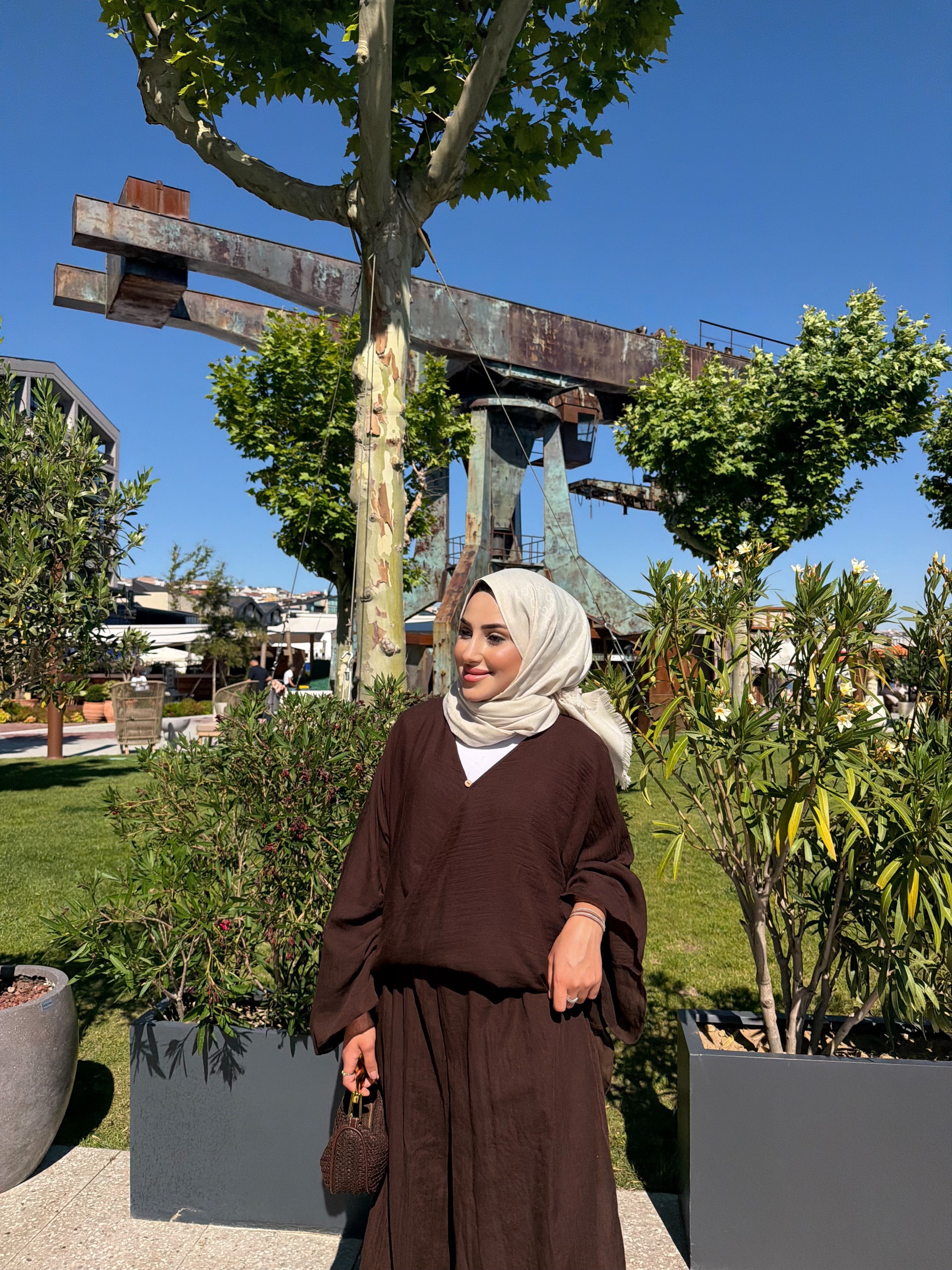 MARİS PANTOLONLU TAKIM- KAHVE