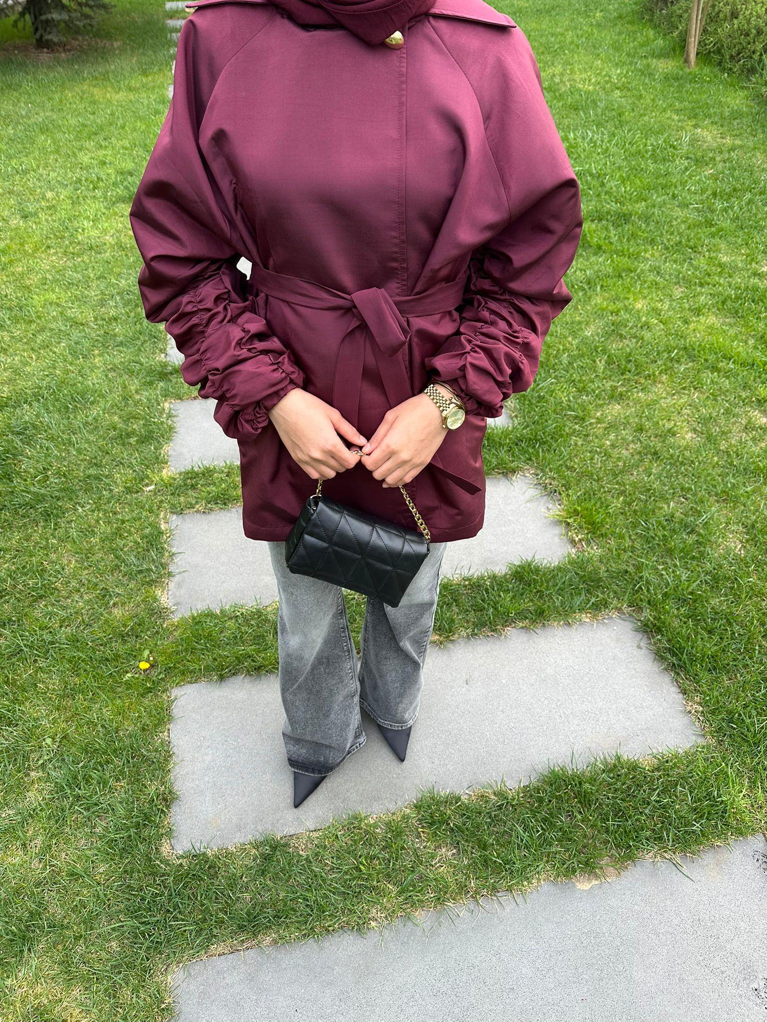Nova Ceket Bordo
