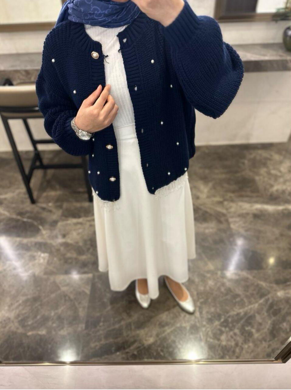 Pearl Elegance Hırka Lacivert