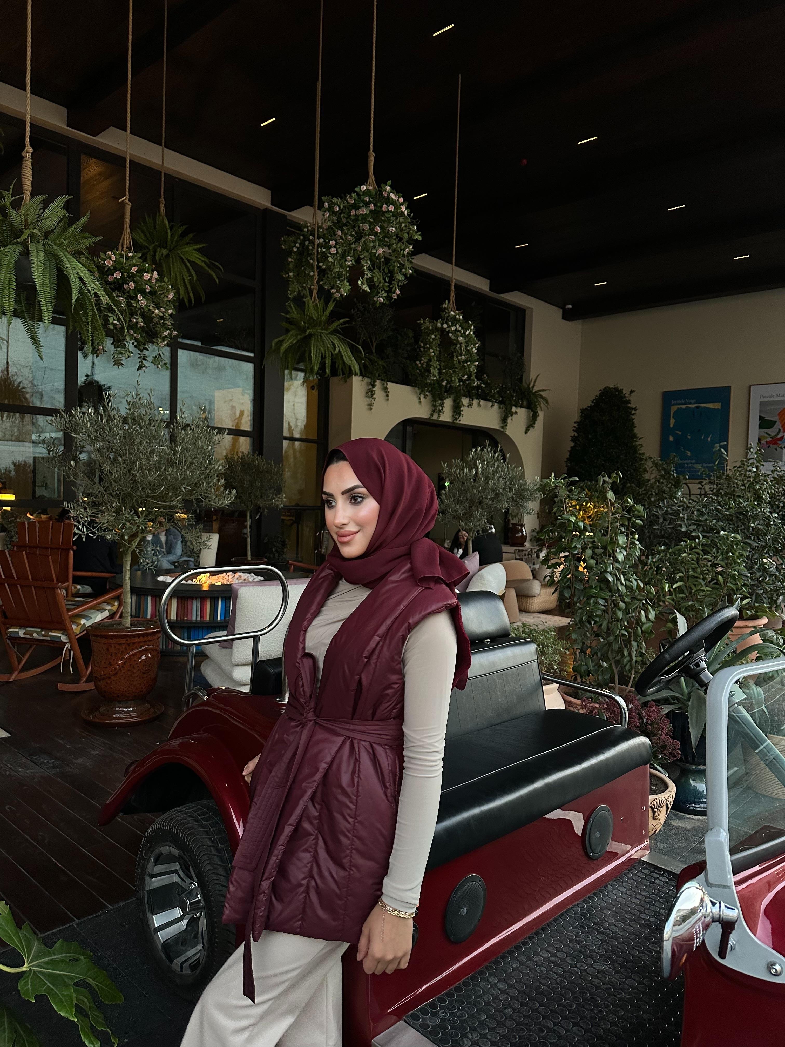 ŞİŞME YELEK BORDO