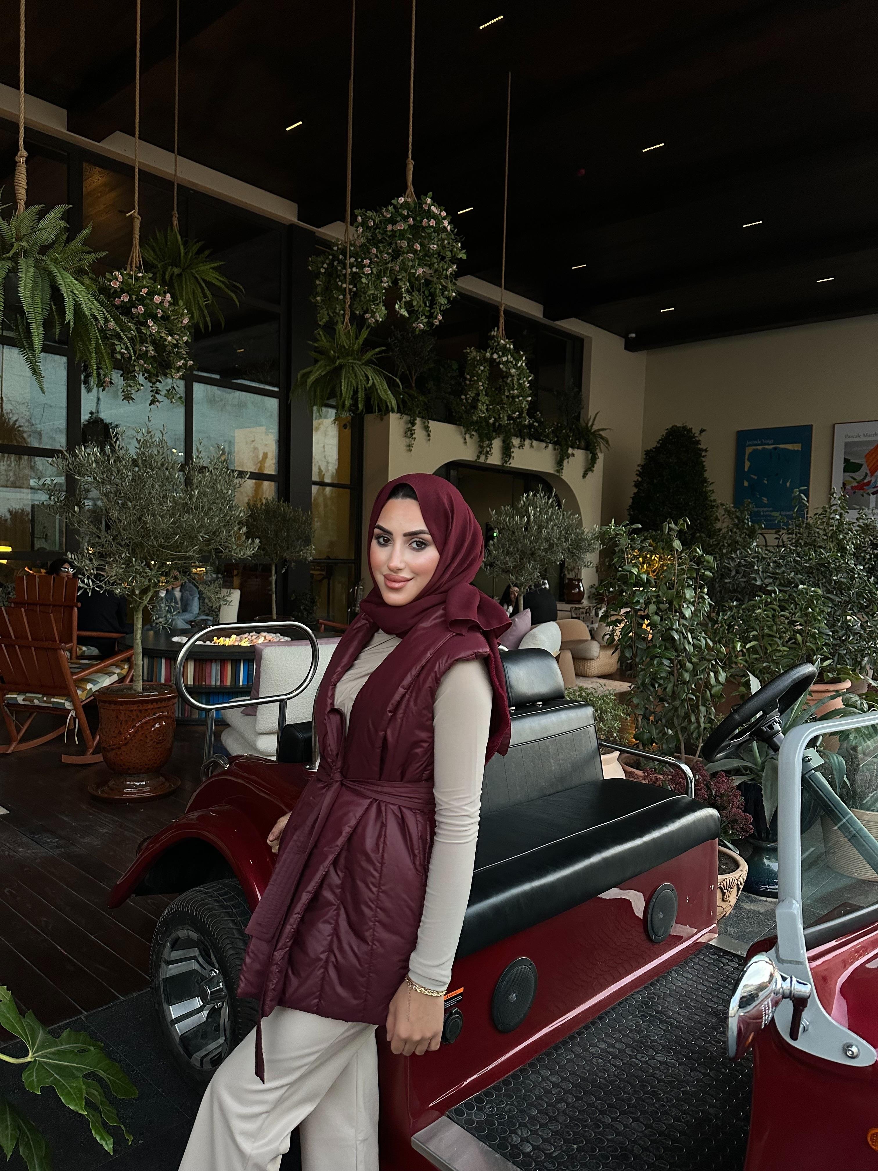 ŞİŞME YELEK BORDO