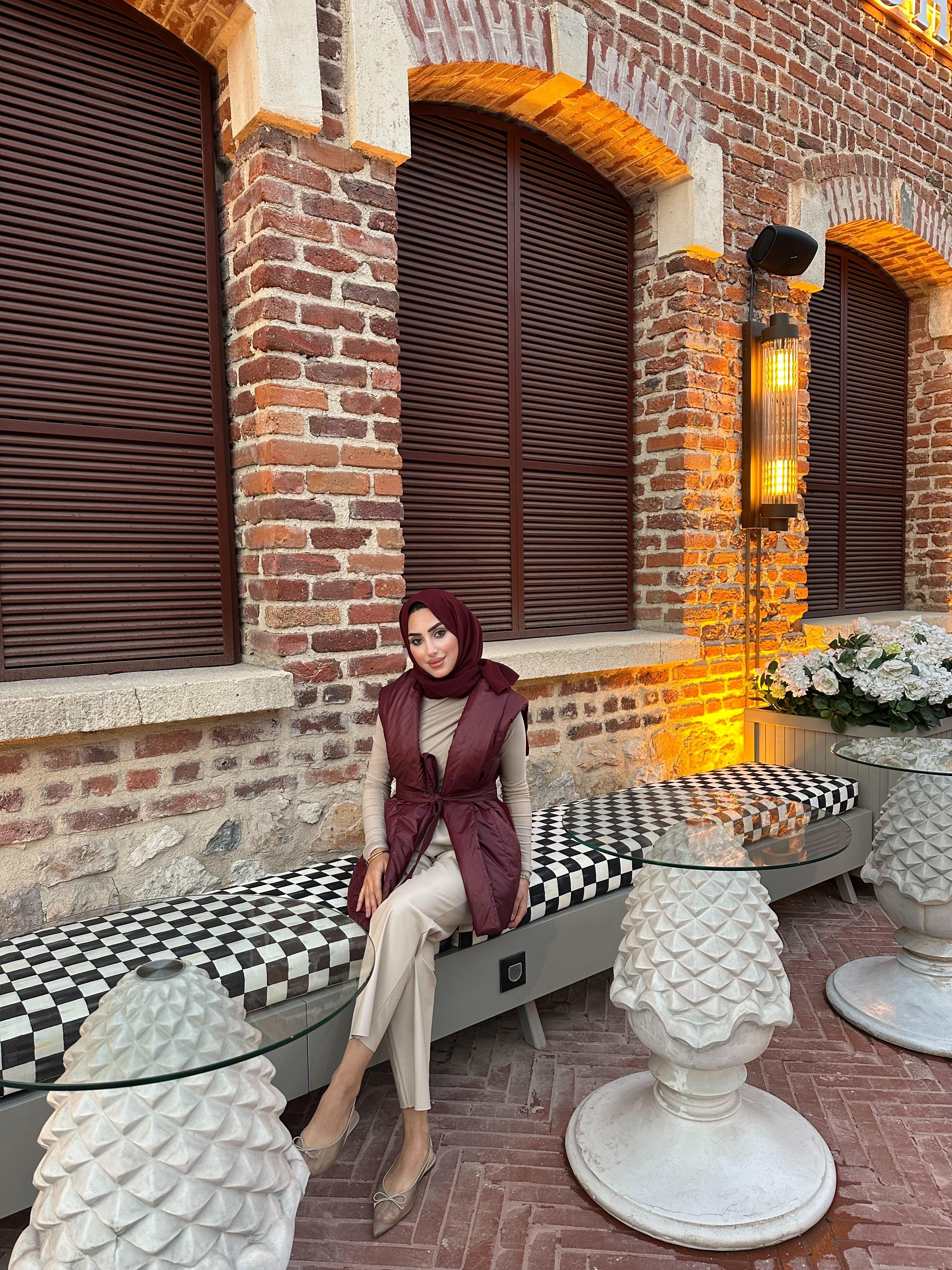 ŞİŞME YELEK BORDO