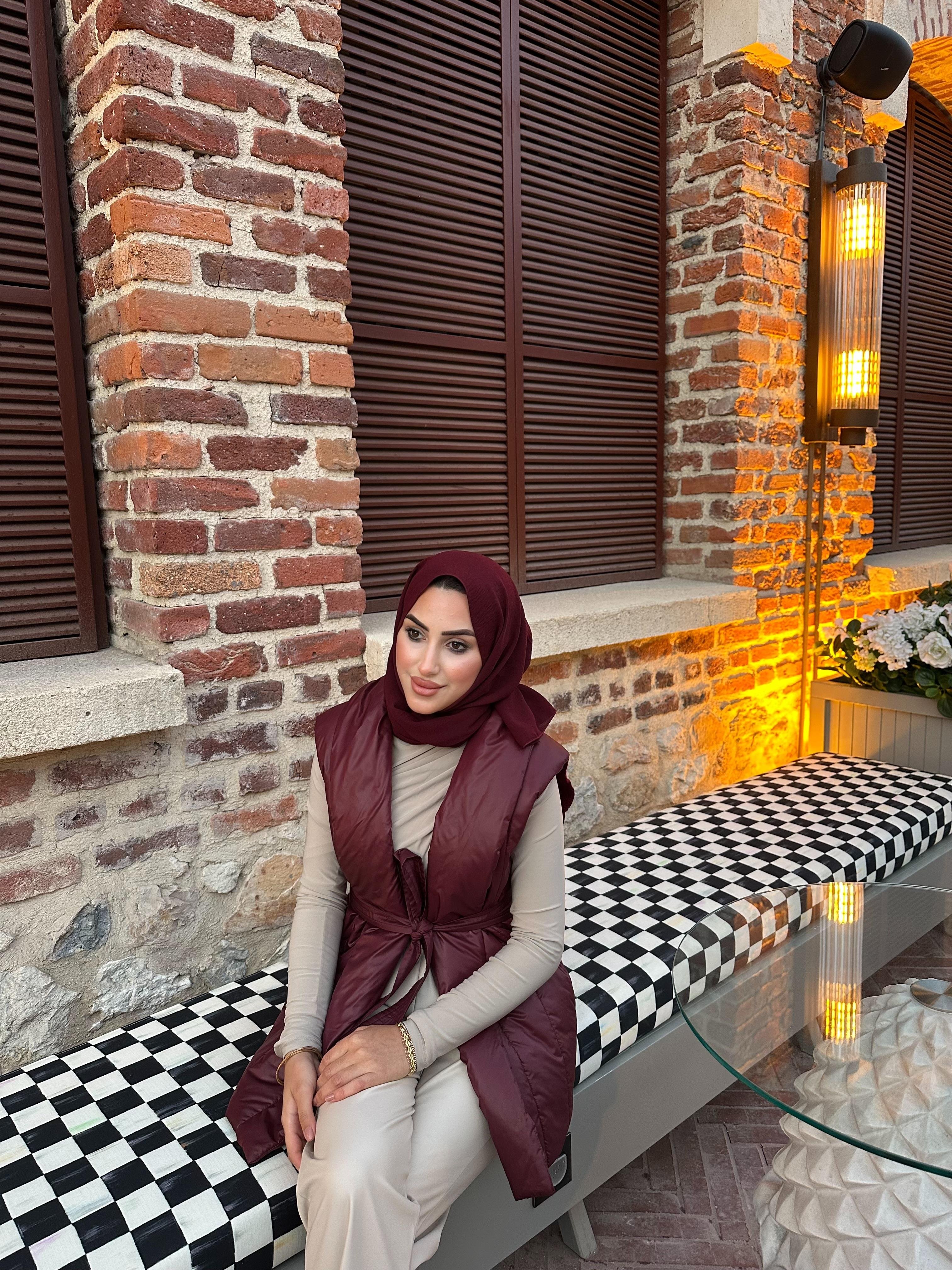ŞİŞME YELEK BORDO